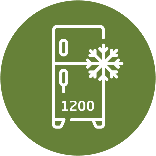 ثلاجة دانسات وسط \1200